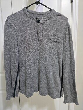 Men's Armani Exchange Henley Size M